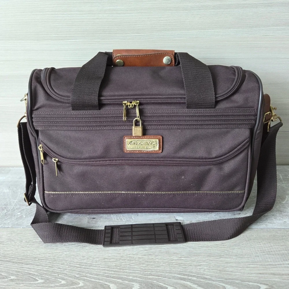 Ricardo Beverly Hills Air Cruiser II Duffel‎ Bag Unisex Brown Canvas Travel Bag